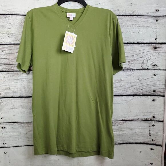 LulaRoe Small Devon Green Top, NWT - Picture 1 of 8